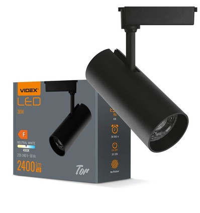 Tor skenspot RA90 - Svart, 30W, 1-fas, 1F2W