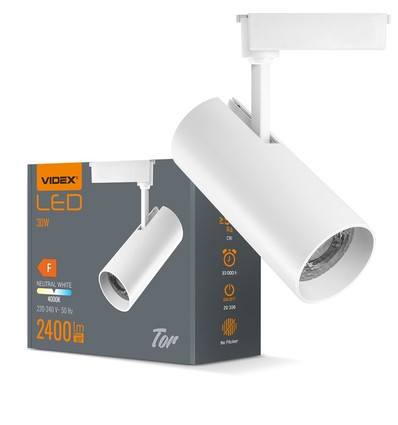 Tor skenspot RA90 - Vit, 30W, 1-fas, 1F2W