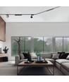 LED-ljus - för magnetisk smal skensystem, svart, ljusstyrka 880lm, förbrukning 11W