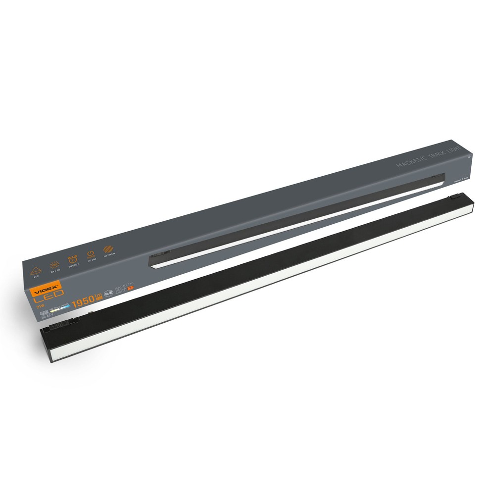 LED-ljus - för magnetiskt smalt skensystem, svart - Kulör : Neutral