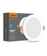 LED downlight 6W - rund, neutralvit, 230V, 620lm