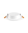 6W LED infällnadspanel - 4000K, 120°, Hål: Ø9,5-10 cm, Mått: 11,8 x 11,8 cm