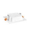 LED downlight 6W - fyrkantig, neutralvit, 230V, 620lm, förbrukning 6W
