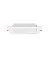 LED downlight 12W - fyrkantig, neutralvit, 230V, 1400lm, förbrukning 12W