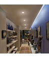 LED infälld spotlight 15W - rund, neutralvit, utan ram, 230V, 1950lm