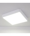 18W LED utanpåliggande panel - 1400lm, 4000K, vit, 19,2 x 19,2 cm, IP20 inomhus