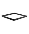 60x60 LED-panel - ytmontant ram, svart