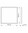60x60 UGR19 LED-panel, 40W - 110lm/W, 4000K, flimmerfri