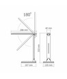Oslo bordslampa - LED, dimbar, 230V, 490lm, 5W