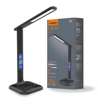 Rio 5W LED bordslampa - Dimbar, svart, 230V