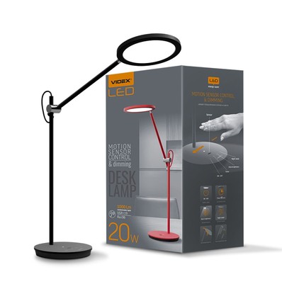 Tf15b bordslampa 20W - LED, dimbar, neutralvit/svart, 230V, ljusstyrka 1450, förbrukning 20