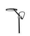 20W LED skrivbordslampa, svart - Dimbar, 1450lm, 4100K, UGR19, timer, touch sensor