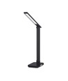 LED skrivbordslampa - med trådlös laddning, svart, 230V, 700lm, 18W