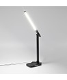 18W LED skrivbordslampa med trådlös laddning - 700lm, 5-stegs dimbar, CCT justerbar, svart, flicker free