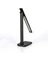 LED skrivbordslampa - med trådlös laddning, svart, 230V, 700lm, 18W