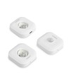 2 st. uppladdningsbara LED-nattlampor - Trådlös rörelsesensor, 0.5W