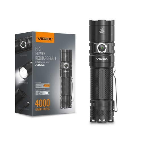 LED bärbar ficklampa - 5000K, ljusstyrka: 4000