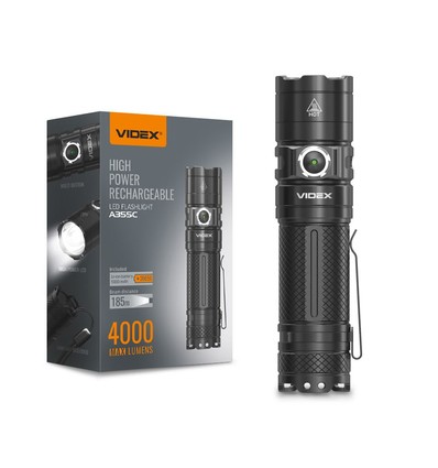 LED bärbar ficklampa - 5000K, ljusstyrka: 4000