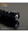 LED bärbar ficklampa - 5000K, ljusstyrka: 4000