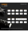 LED-ficklampa - bärbar, 5000K, ljusstyrka 1200lm, förbrukning 10W