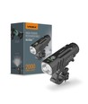 20W LED cykellampa - 5000K, svart