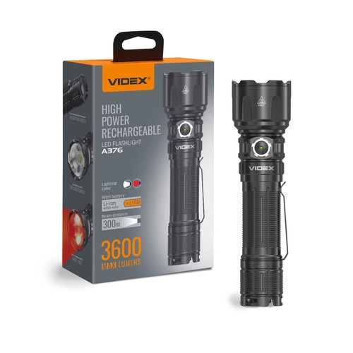 LED bärbar ficklampa - 5000K, ljusstyrka: 3600, förbrukning: 20