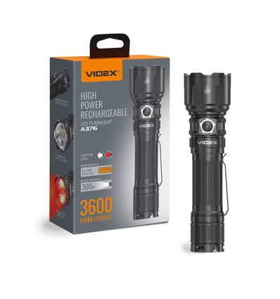 LED bärbar ficklampa - 5000K, ljusstyrka: 3600, förbrukning: 20