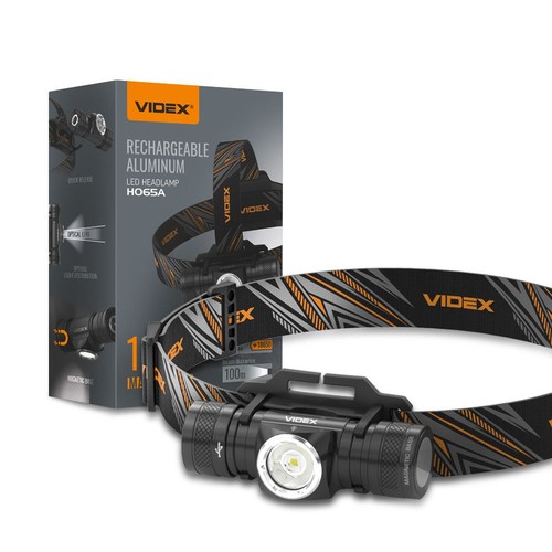 10W LED Uppladdningsbar pannlampa - 5000K, USB-C, 1200lm