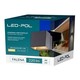 Lagertömning: LED-POL 6W LED grå vägglampa - Kvadrat, IP54 utomhusbruk, 230V, inkl. ljuskälla