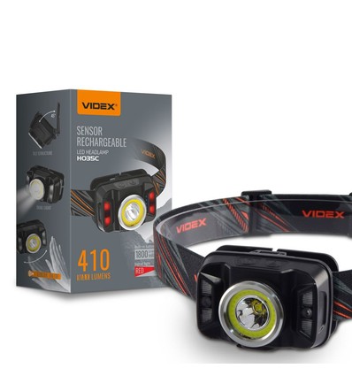 LED-huvudlampa - 5000K, ljusstyrka: 410, förbrukning: 5