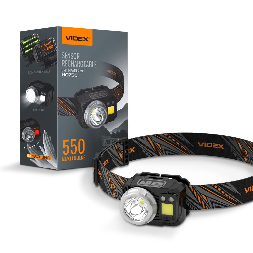LED-huvudlampa - 5000K - Kulör : Neutral