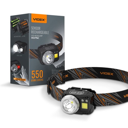 LED-pannlampa, Uppladdningsbar, 5W + COB - 5000K, 550lm