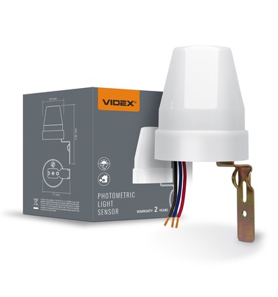 10A skumringsrelä - IP44, ljussensor för inomhus- och utomhusbruk