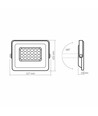 Luca spotlight 20W - LED, flood, neutralvit, 230V, 1800lm, förbrukning 20W