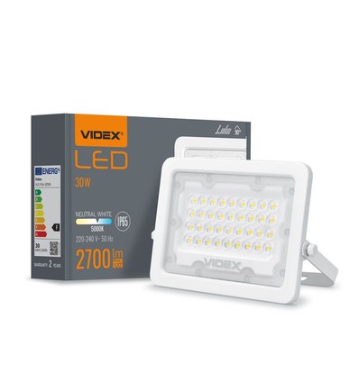 Flood Luca spotlight 30W - neutralvit, 230V, 2700lm