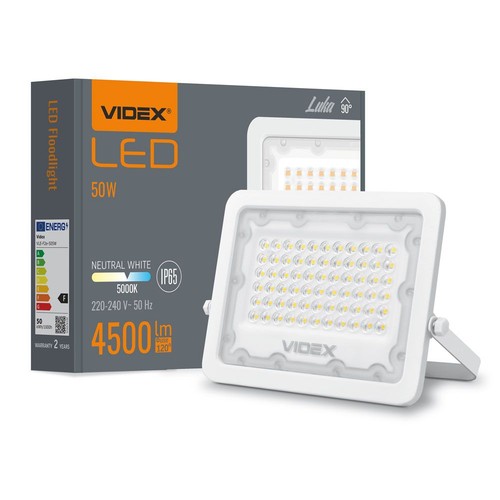 Luca Flood 50W - LED-strålkastare, neutralvit, 230V, ljusstyrka 4500, förbrukning 50