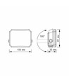 Flood spotljus 20W - LED, 5000K, 230V, 1600lm, förbrukning 20W