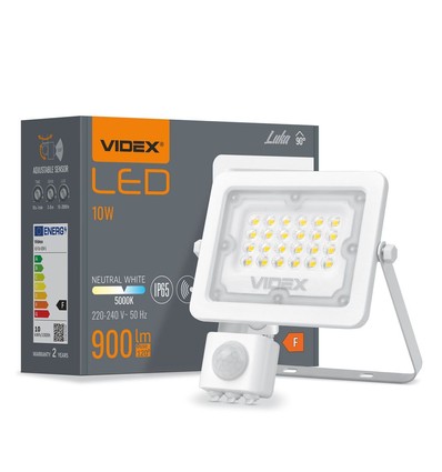 Luca spot 10W - LED, med rörelsesensor, neutralvit, 230V, 900 lm, förbrukning 10 W