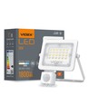 Luca strålkastare 20W - LED, PIR-sensor, neutralvit, 230V, ljusstyrka 1800, förbrukning 20
