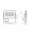 30W Luka LED strålkastare med sensor - 90lm/W, IP65, vit, 5000K, utomhus