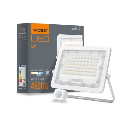Luca spot 50W - LED, rörelsesensor, neutralvit, 230V, 4500lm