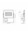 Luca spot 50W - LED, rörelsesensor, neutralvit, 230V, 4500lm