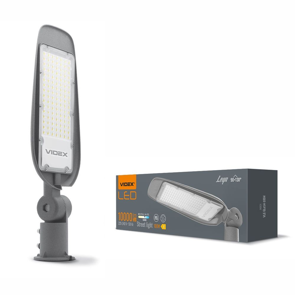Leya LED gatubelysning 100W - neutralvit, 230V, ljusstyrka 10000, förbrukning 100 - Kulör : Neutral