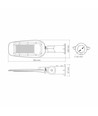 Leya LED gatubelysning 100W - neutralvit, 230V, ljusstyrka 10000, förbrukning 100