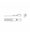 Sle18 LED gatubelysning 100W - IP65, 5000K, 220V, 230V, ljusstyrka: 9000, förbrukning: 100