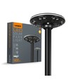 LED solcell parklykta - med rörelsesensor