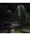 LED solcell parklykta - med rörelsesensor