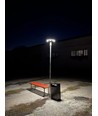 LED solcell parklykta - med rörelsesensor