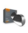 500lm solcellsvägglampa med sensor - IP54, 5000K, svart, 220x220mm, rörelsesensor