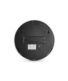 500lm solcellsvägglampa med sensor - IP54, 5000K, svart, 220x220mm, rörelsesensor